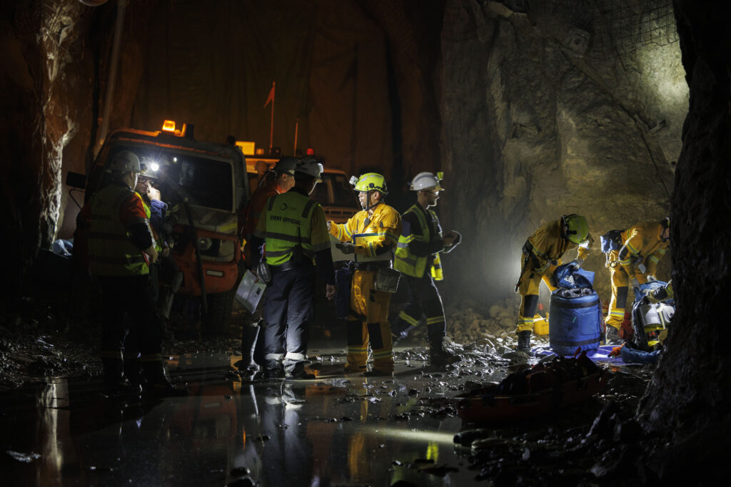 GeoMoby technology opens eyes of participants in underground mine emergency response competition