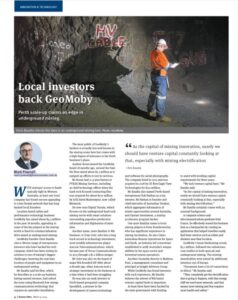 Local Investors back GeoMoby